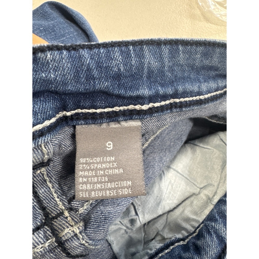 Sowdgirl Jeans Women's Size 9 Blue Denim Distressed Whiskered Wash - Picture 7 of 8